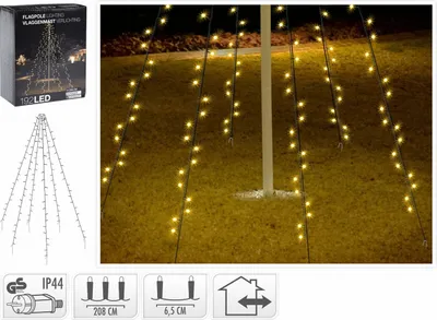 Obrázok produktu pre Ambiance osvetlenie stožiara so 192 LED diódami 208 cm