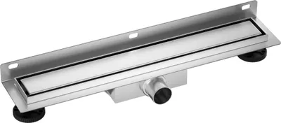 Produktbild von BALNEO - Wandnaher Duschablauf 60 cm Wall and Floor NEXT - Linearer Bodenablauf aus Edelstahl INOX Silber