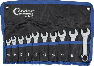Produktbild von Condor werkzeug Ring-Maulschlüssel-Satz 4410 Chrom-Vanadium-Stahl