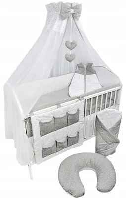 Produktbild von Ankras 12-teiliges Babybettwäsche Set Komplettausstattung
