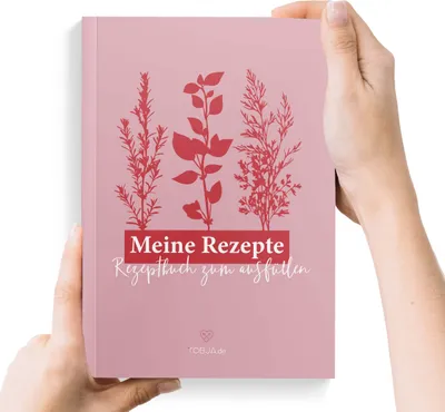 Rezeptbuch Zum Selberschreiben A5 – Kochbuch Für 100 Lieblingsrezepte, Hardcover, 224 Seiten