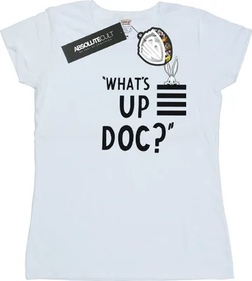 Produktbild von Looney Tunes - "What's Up Doc" T-Shirt für Damen BI26548 (L) (Weiß)