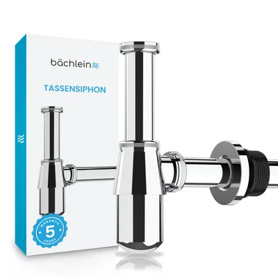Produktbild von Bächlein Tassensiphon Universal für Waschbecken & Waschtisch - Chrom
