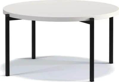 Immagine prodotto di Tavolino da soggiorno rotondo VILEM 1 - bianco