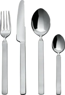 Immagine prodotto di Alessi Dry 4180S24 - Servizio di posate in acciaio inox 18/10, 24 pezzi