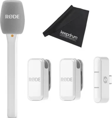 Produktbild von Rode Mikrofon-Funksystem Wireless Micro USB-C Interview Set Weiss