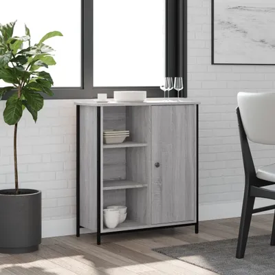 Obrázok produktu pre vidaXL Príborník Grey Sonoma 70x30x80 cm Materiál dreva