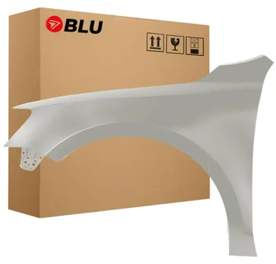 Productafbeelding van BLU Spatbord geschikt voor VW Volkswagen Jetta VI 6 LB7W Links Zilver TungstenSilber | 2010-2018 | Voorzijde | Gelakt | Montageklaar | Verzinkt