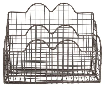 Immagine prodotto di Clayre & Eef Porta lettere 27x12x22 cm in metallo marrone
