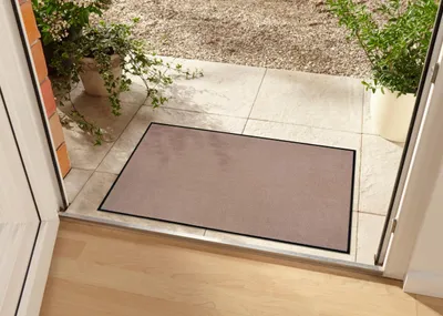 Productafbeelding van Omgoods - Wasbare Deurmat voor Binnen en Buiten, 90 x 150 cm, Beige