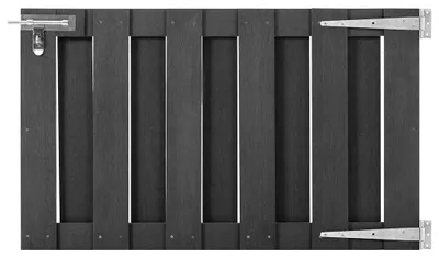 Productafbeelding van WPC Tuinpoort 100 x 60 cm Weerbestendig met Schuifsluiting