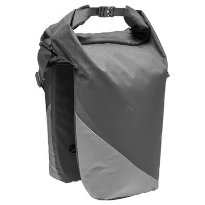 Produktbild von VAUDE Road Master Urban (Double), Hinten, Fahrradtasche, Polyamid, Polyester, Polyethylen, Grau, 38 l, 12 kg