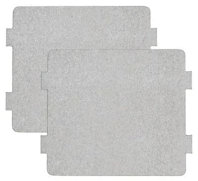 2 Mica-Platten für Mikrowelle, Ersatz, 9,9 x 10,8 cm