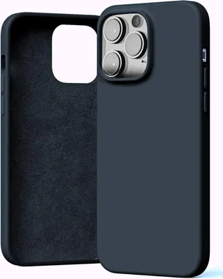 Image de Apple Iphone 14 Pro Max Silicone Case Navy Blue