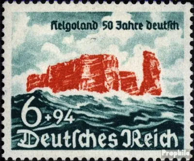 Produktbild von Briefmarken Deutsches Reich 1940 Mi 750 (kompl.Ausg.) gestempelt 50 Jahre Helgoland deutsch