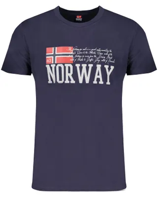 Obrázek produktu pro Norwegen 1963 Herren-Kurzarm-T-Shirt Blau