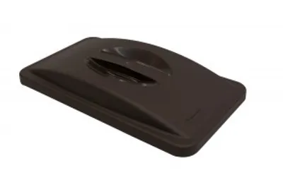 Image de Couvercle Slim Jim Noir Durabilité Et Hygiène Pour Collecteurs Slim Jim - Rubbermaid