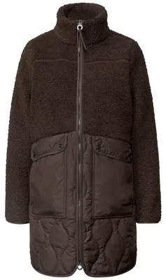 Produktbild von Street One Mat Mix Teddy Coat w. Quilting auburn brown 42