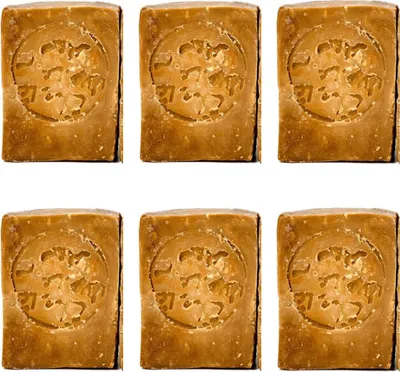 Produktbild von 6 x Alepposeife 80% Olivenölseife mit 20% Lorbeeröl,100% Naturprodukt, Naturseife, Vegan, TENGRI®, Handarbeit