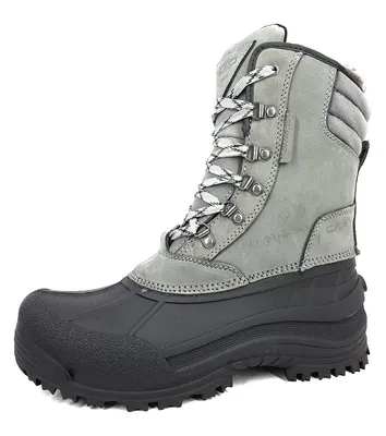 A single winter boot is shown against a white background.