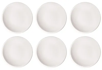 Produktbild von 6er Set Brotteller NewMoon weiß D. 16cm aus Porzellan Villeroy & Boch