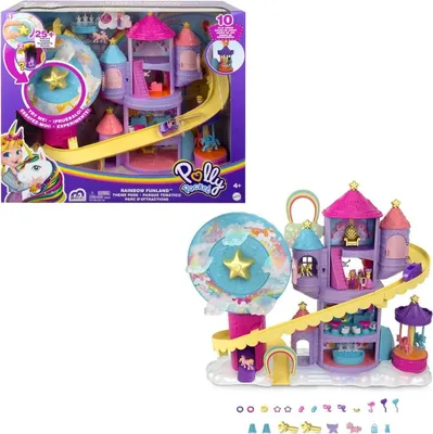 Produktbild von Mattel - Polly Pocket Rainbow Funland