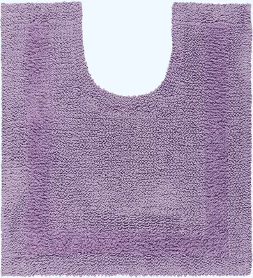 Produktbild von HOMESCAPES WC-Vorleger flieder 50x55 cm aus 100% Baumwolle