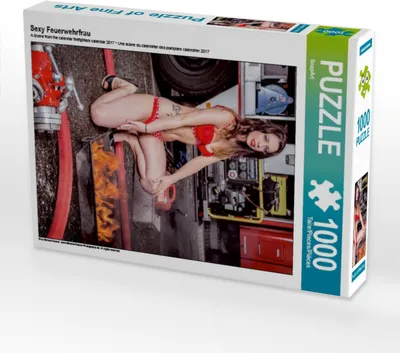 Produktbild von Calvendo Sexy Feuerwehrfrau 1000 Teile Puzzle hoch 480x640mm, CALVENDO; 7318225