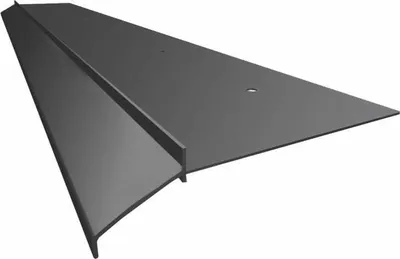 Produktbild von Renoplast Aluminium Traufprofil K10 Harzböden, Profil 200cm, Graphit