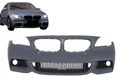 Productafbeelding van Stootbalk voor BMW 5 F10 F11 11-14 M-Technik design zonder mistlichten.