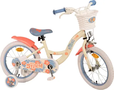 Obrázok produktu pre Detský bicykel Disney Stitch - Mädchen - 16 Zoll - Creme Korallenblau
