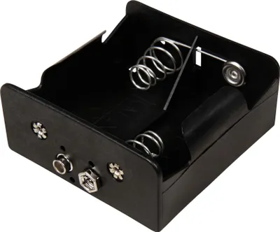 Produktbild von 2x D (Mono) Batteriehalter Druckknopf