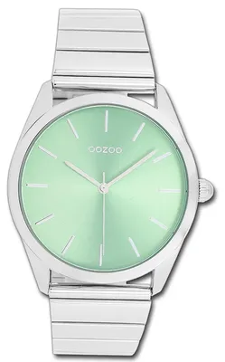 Produktbild von Oozoo Damen Herrenuhr Timepieces silber Metallarmband Quarz Analoguhr D3UOC11516