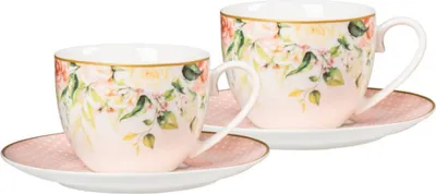Produktbild von PRIMA DECO 2er-Set PRIMA DECO Impresja Porzellantassen 230 ml