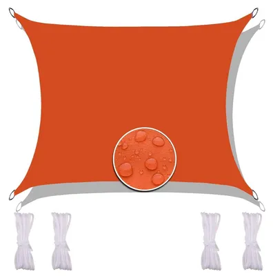 Immagine prodotto di Tenda da sole 6x8 metri, impermeabile, color arancione