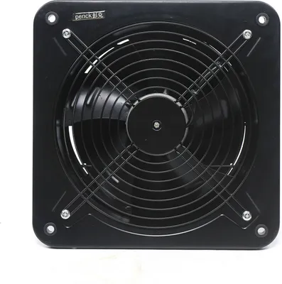 Produktbild von 300mm koupelnový ventilátor Nástěnný ventilátor Odsávací ventilátor Tichý (černý) pro kuchyně Koupelny