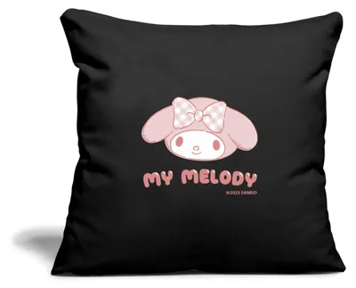 Produktbild von Spreadshirt My Melody Portrait Kissenbezug 45x45 cm, One size, Schwarz
