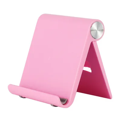 Produktbild von Handyständer für Tisch, Verstellbarer Handy Halterung Schreibtisch, Faltbare Handy Ständer Handyhalter Tablet Ständer für 4-7,9 Zoll(Rosa)