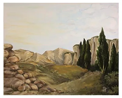 Produktbild von rojekt Krippenzubehör, Hintergrund Zypresse 70 x 100cm