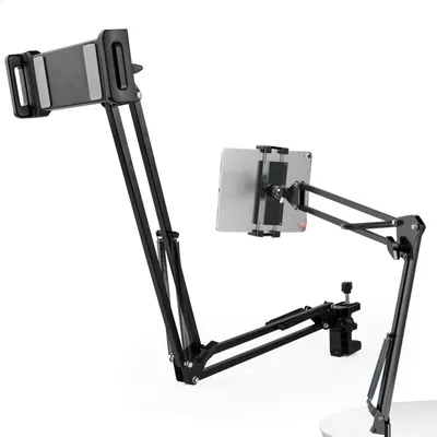 Produktbild von Tablethalterung für Bett, 360 Grad drehbar, faltbar, universal, für Schlafzimmer