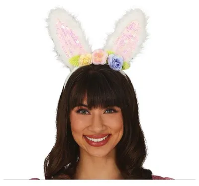 Obrázek produktu pro Třpytivá čelenka zajíček karneval