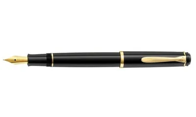 Produktbild von Pelikan Classic 200, Schwarz, Kartuschenfüllsystem, Fein, Beidhändig, Geschenkbox, 1 Stück(e)