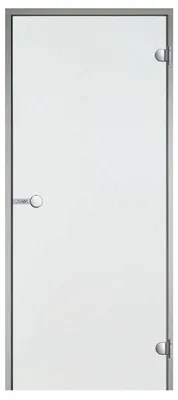 Produktbild von Saunatür Harvia Line - Aluminium / Glas Klar / 70 x 190