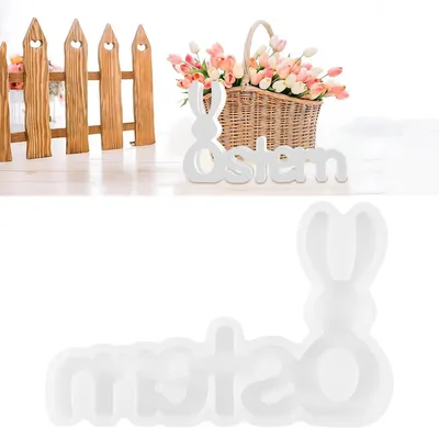 Produktbild von Silikon-Osterhasenformen für Bastelprojekte