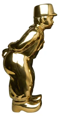 Productafbeelding van Heinen Delfts Blauw – Kuspaar "Boer Goud", 30 cm