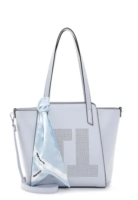 Produktbild von Tamaris Damen Shopper 2in1 Umhängetasche mittelgroß Lasercut Tuch Lana 32041, Farbe:Grau