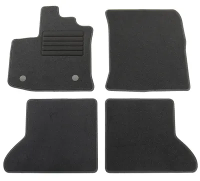 Fußmatten-Set für Dacia Dokker Kombi, 01/2013-04/2021, 4-teilig, Schwarz
