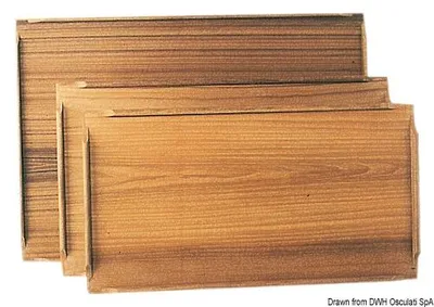 Zdjęcie produktu dla Blat z drewna tekowego 40x70 cm, 1 szt