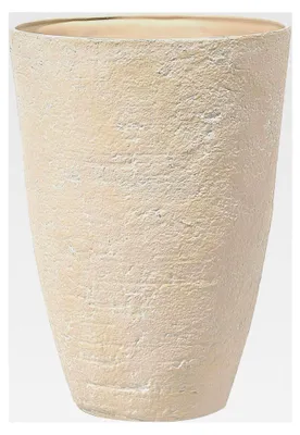 Produktbild von Moderner Blumentopf beige 51x51x71 cm
