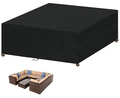 Zdjęcie produktu dla Pokrowiec na meble ogrodowe stół wodoodporny oxford 420D UV 300X250X100CM
